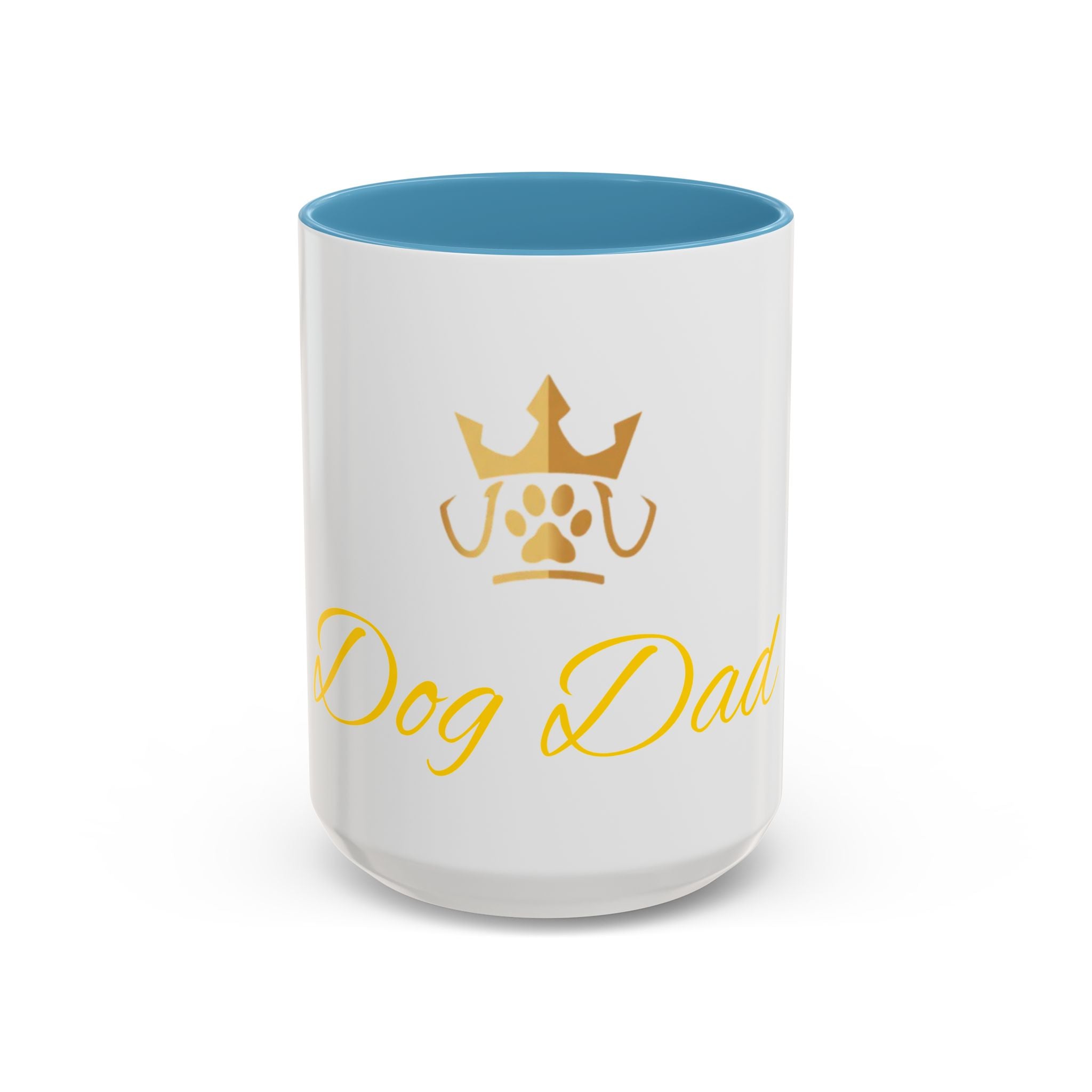 PetVIP Dog Dad Mug | Gold Crown Paw Design