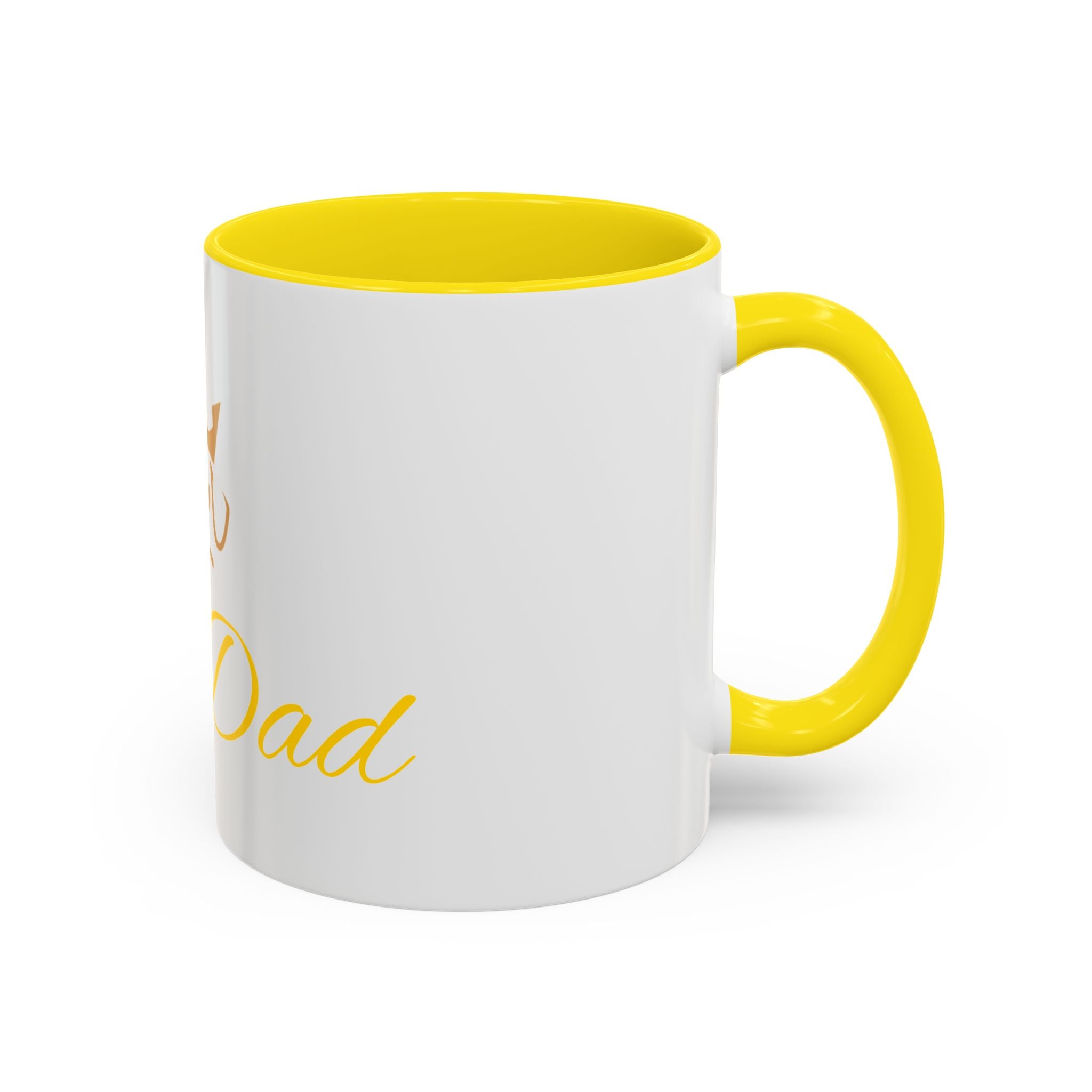 PetVIP Dog Dad Mug | Gold Crown Paw Design