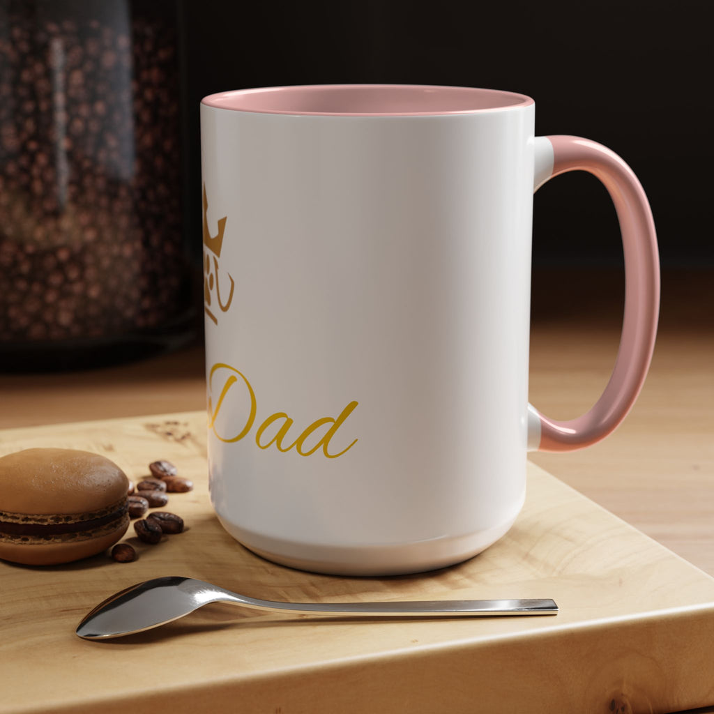 PetVIP Dog Dad Mug | Gold Crown Paw Design