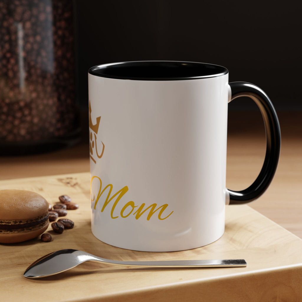 PetVIP Dog Mom Mug | Gold Crown Paw Design