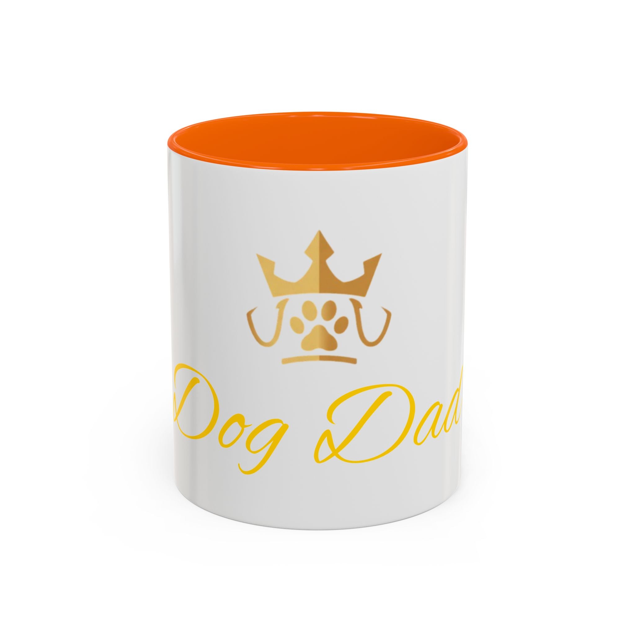 PetVIP Dog Dad Mug | Gold Crown Paw Design