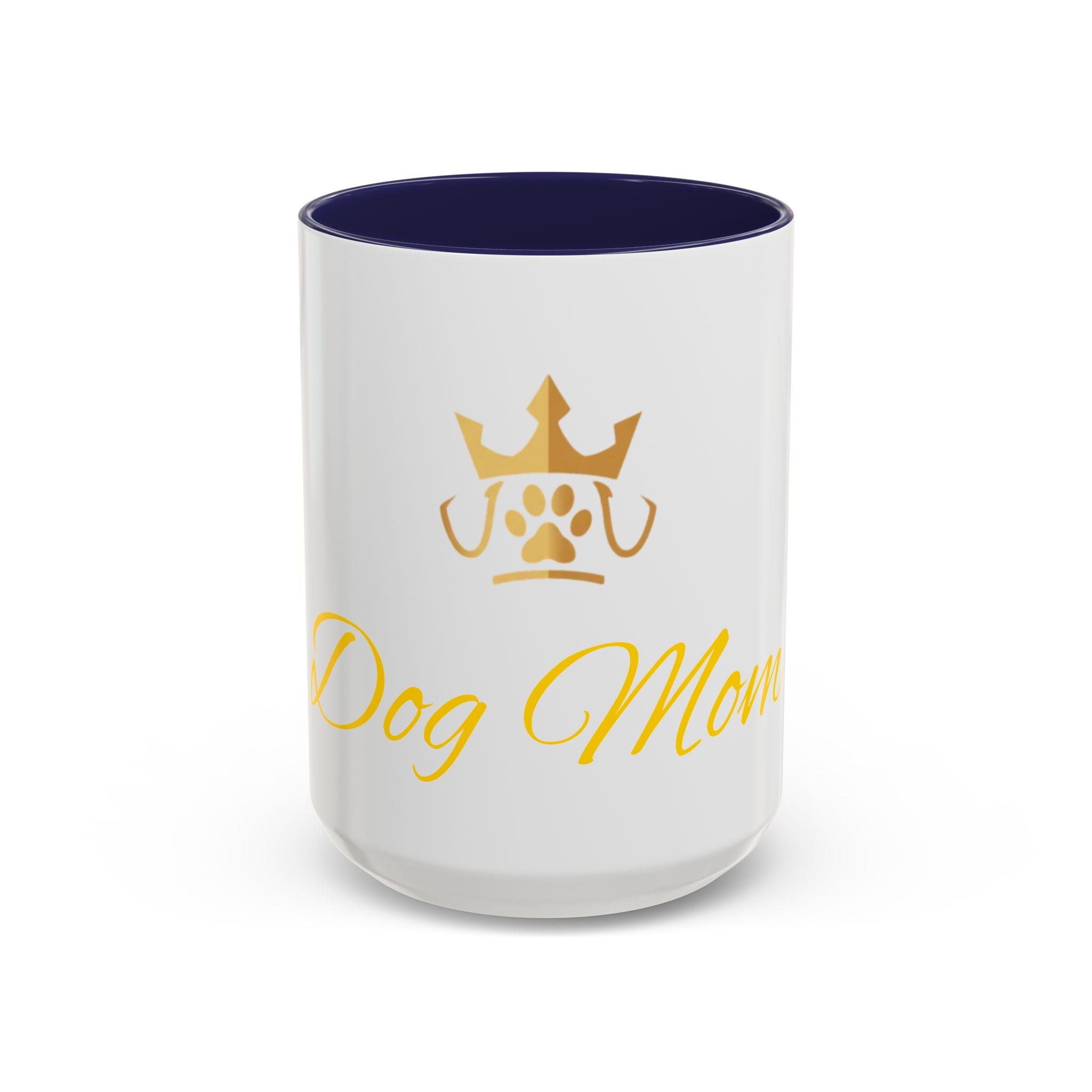 PetVIP Dog Mom Mug | Gold Crown Paw Design