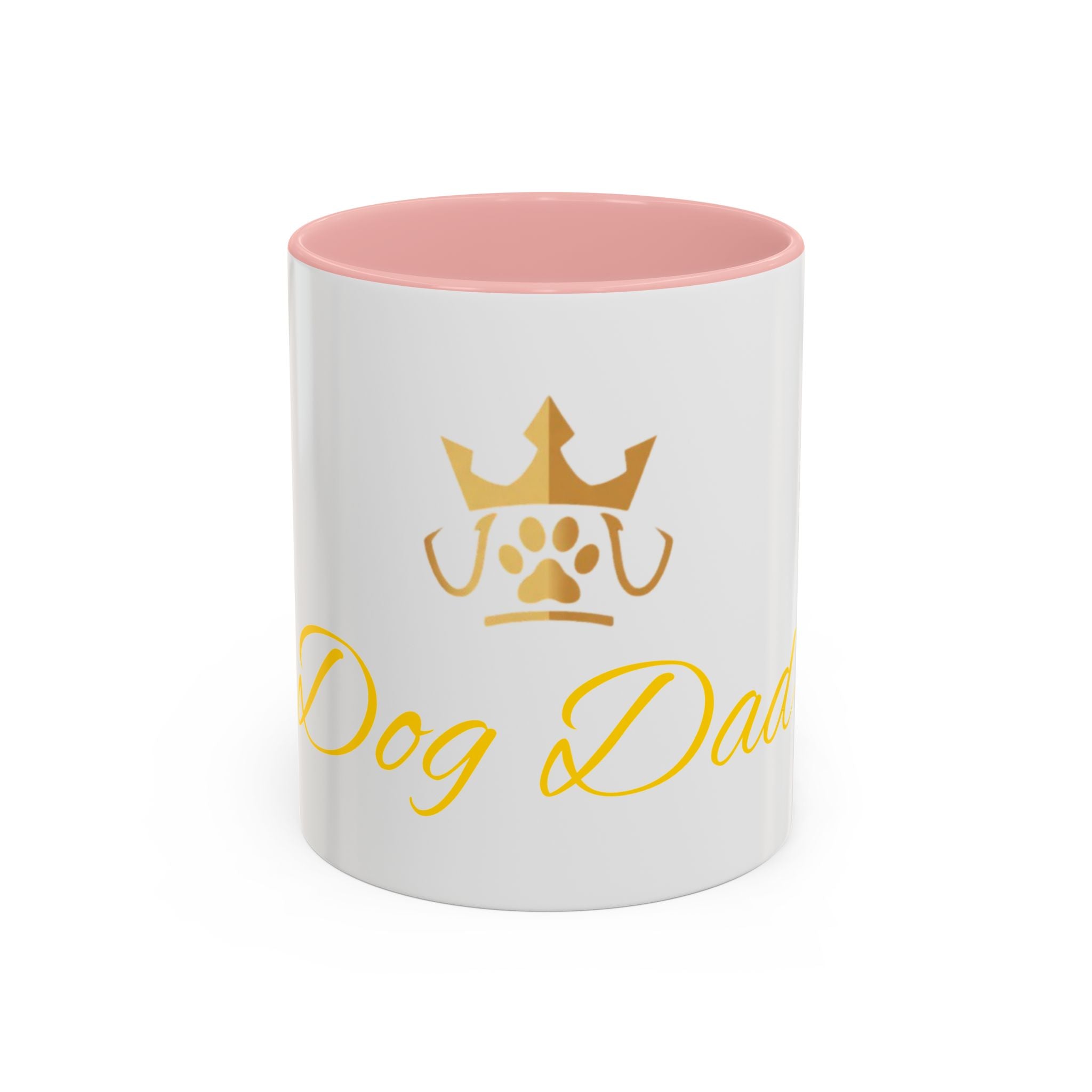 PetVIP Dog Dad Mug | Gold Crown Paw Design