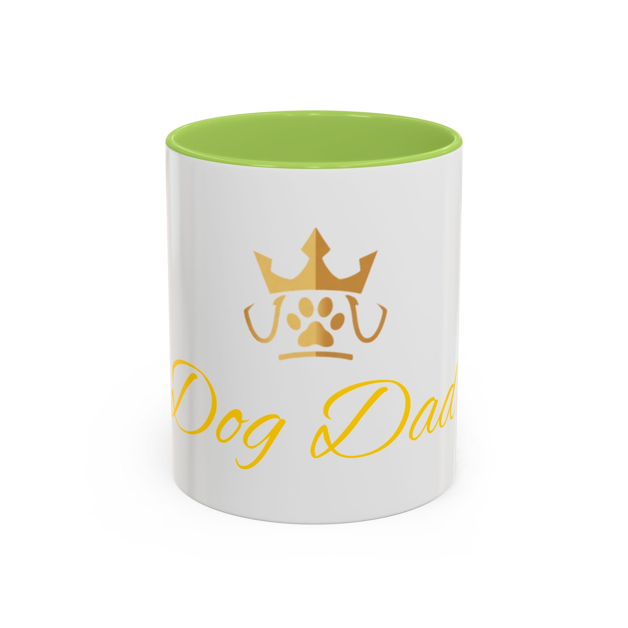 PetVIP Dog Dad Mug | Gold Crown Paw Design