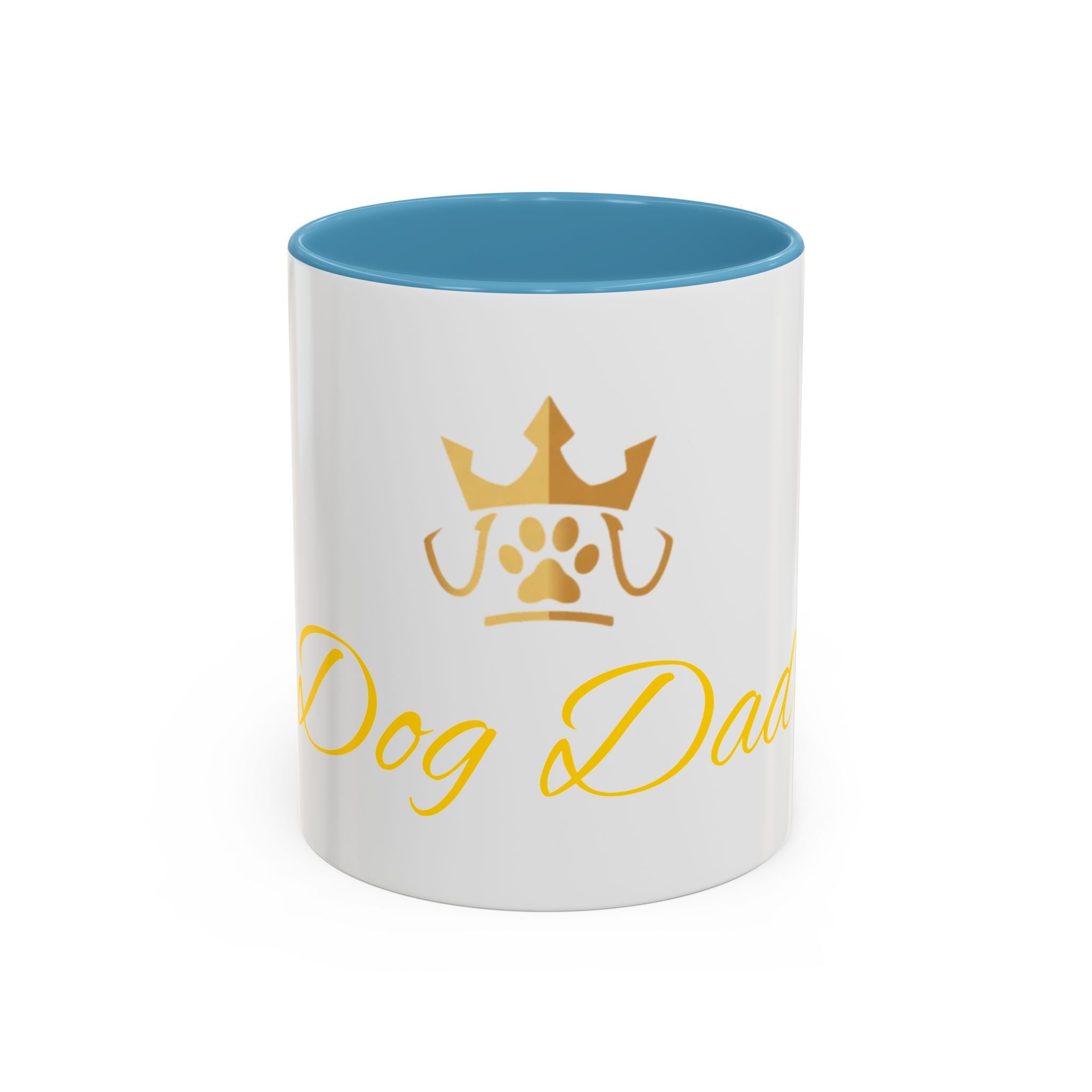 PetVIP Dog Dad Mug | Gold Crown Paw Design