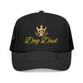 PetVIP Dog Dad Trucker Hat | Gold Crown Paw Design