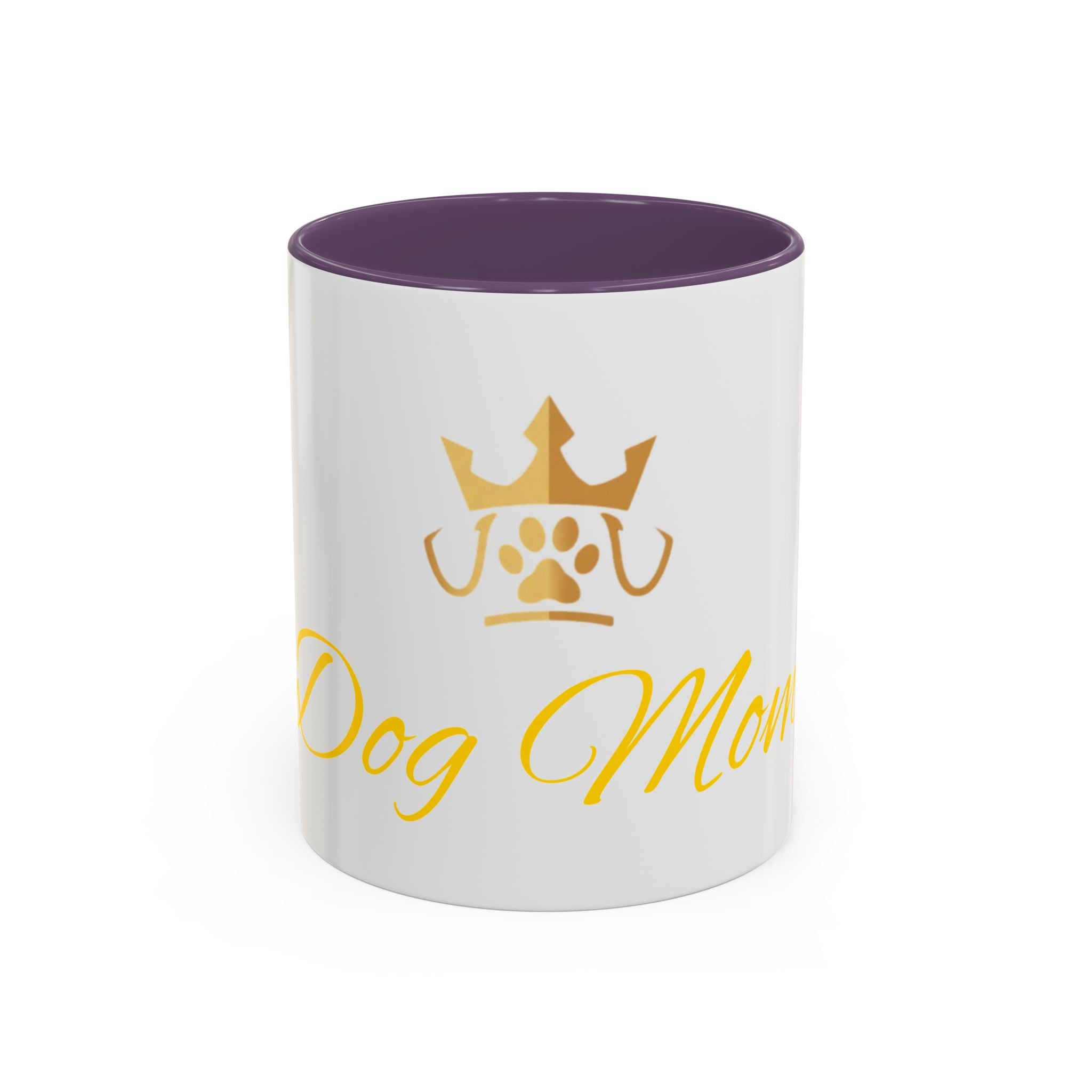 PetVIP Dog Mom Mug | Gold Crown Paw Design