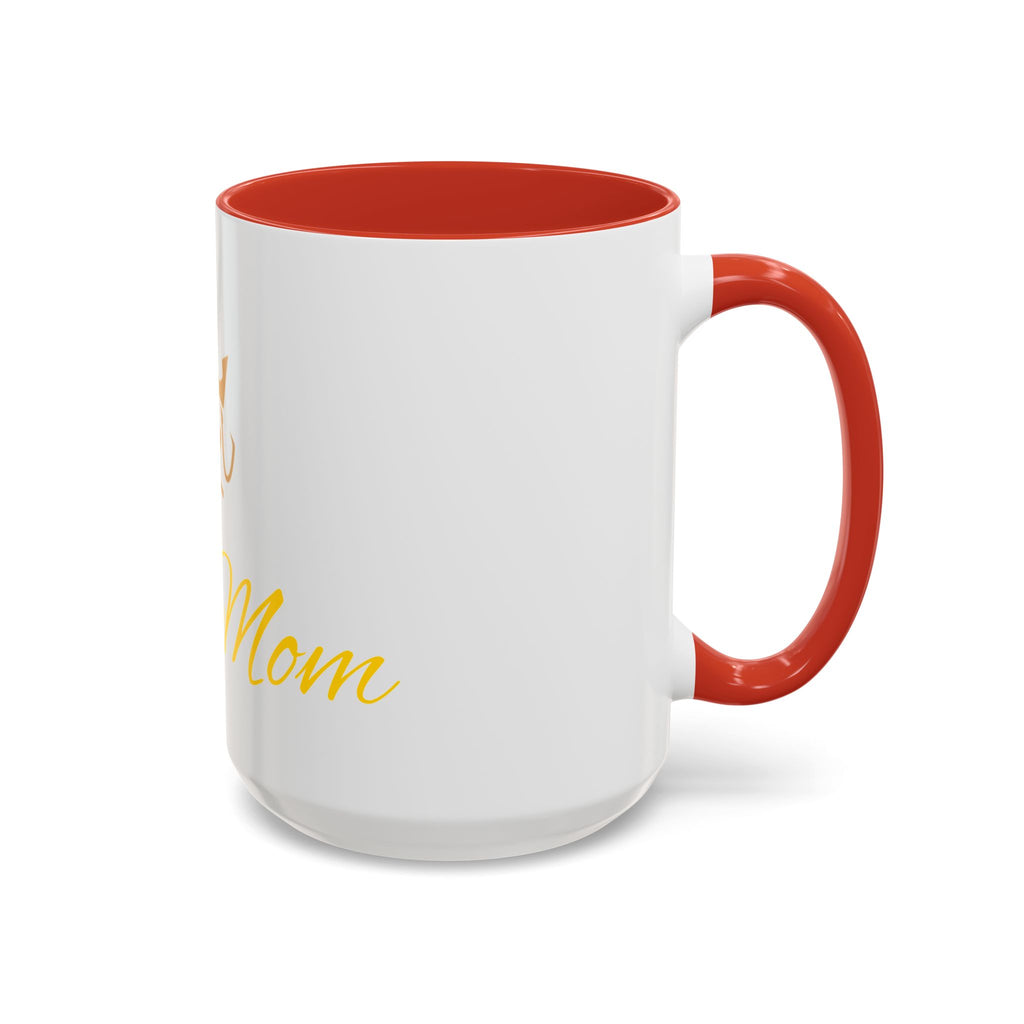 PetVIP Dog Mom Mug | Gold Crown Paw Design