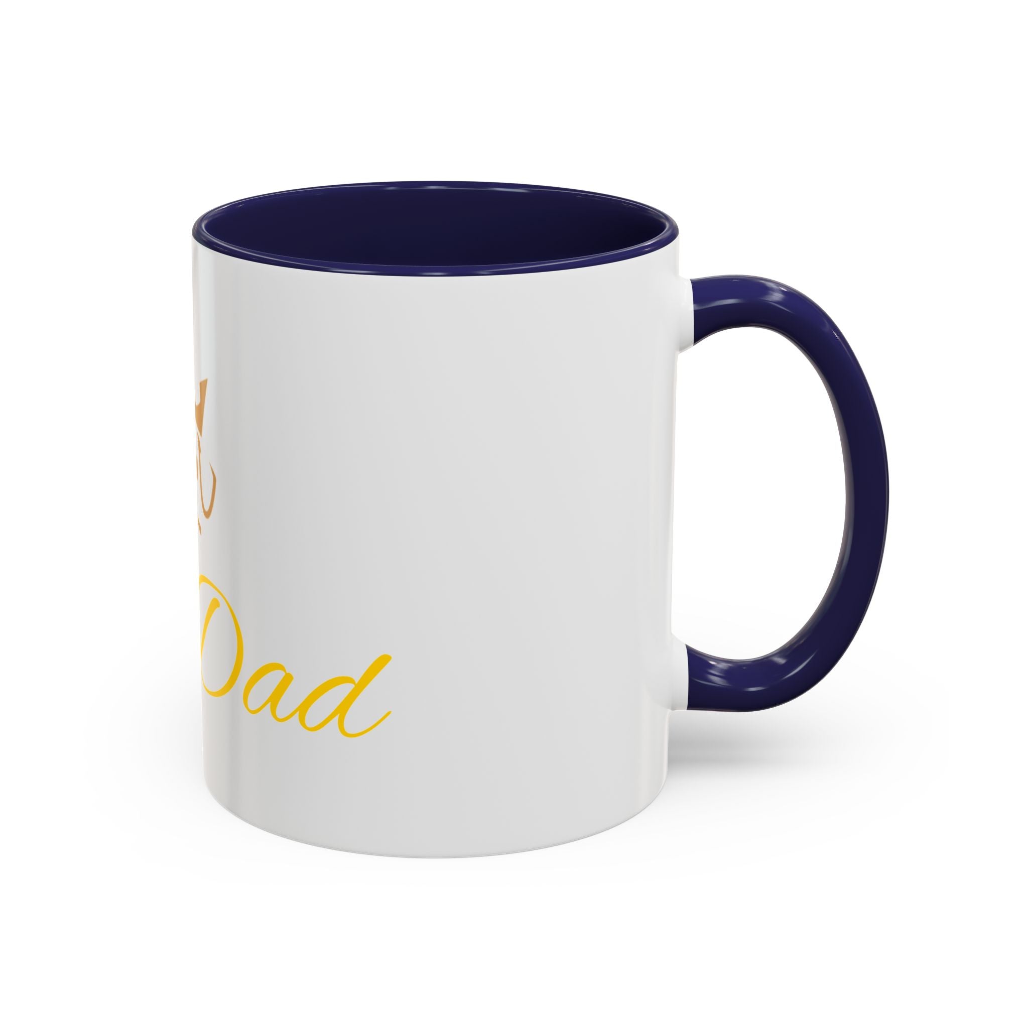 PetVIP Dog Dad Mug | Gold Crown Paw Design