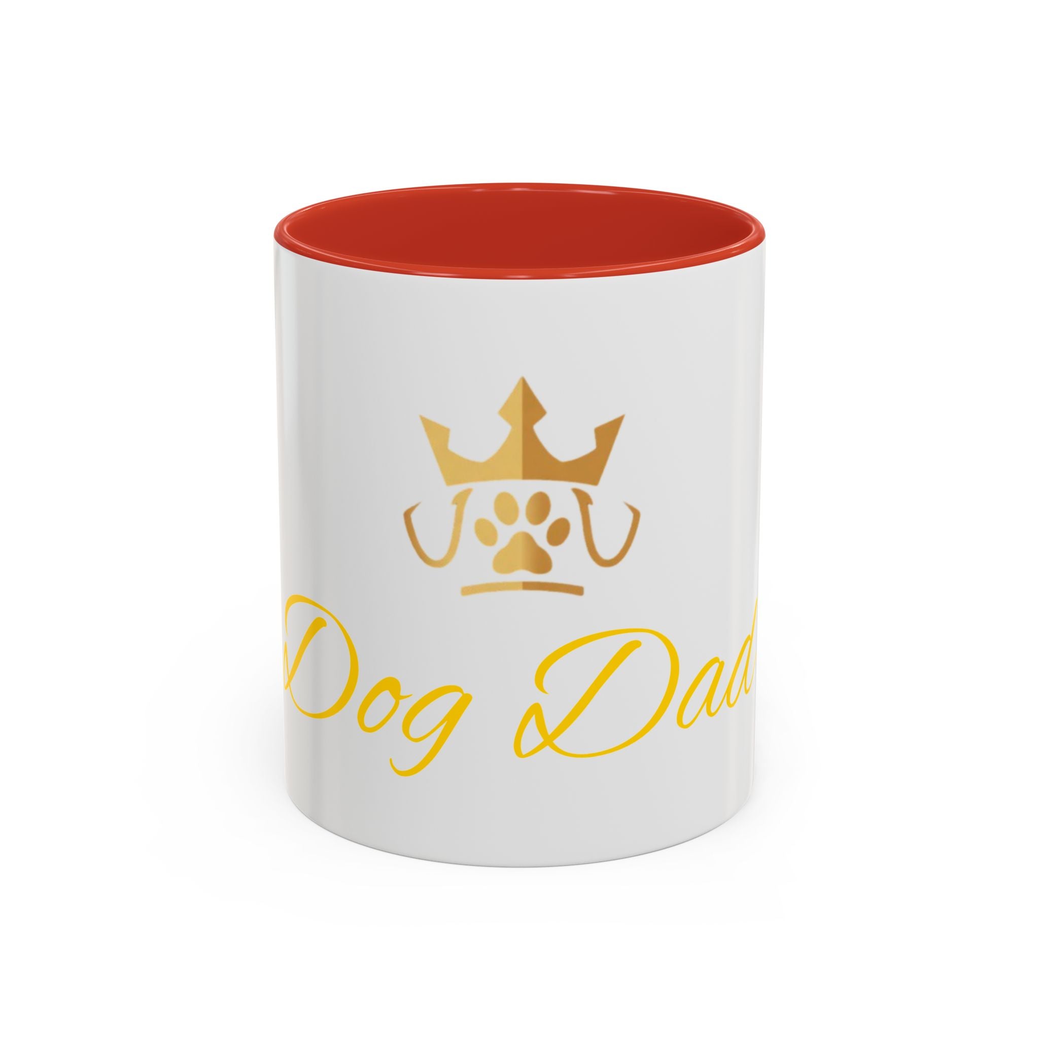 PetVIP Dog Dad Mug | Gold Crown Paw Design