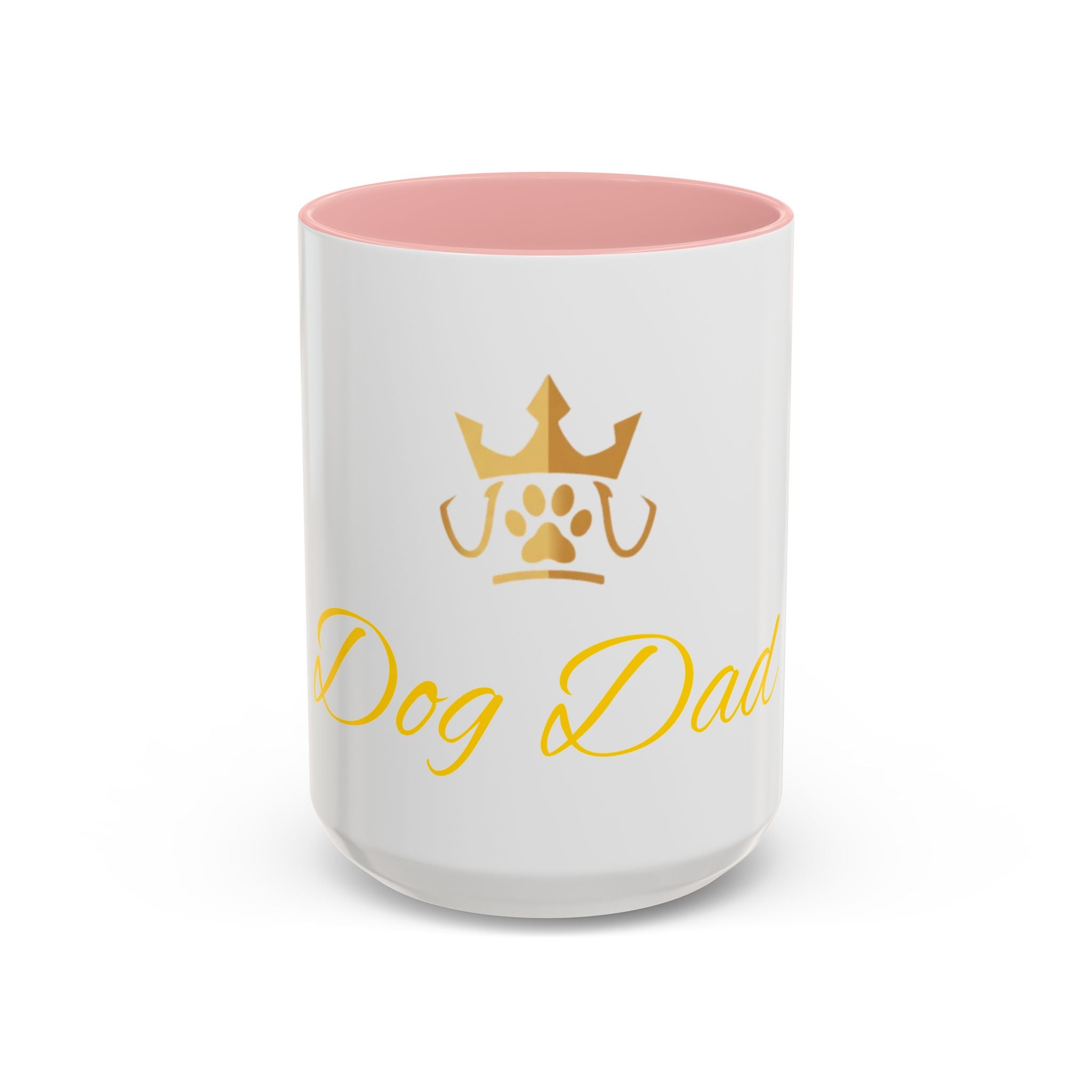 PetVIP Dog Dad Mug | Gold Crown Paw Design
