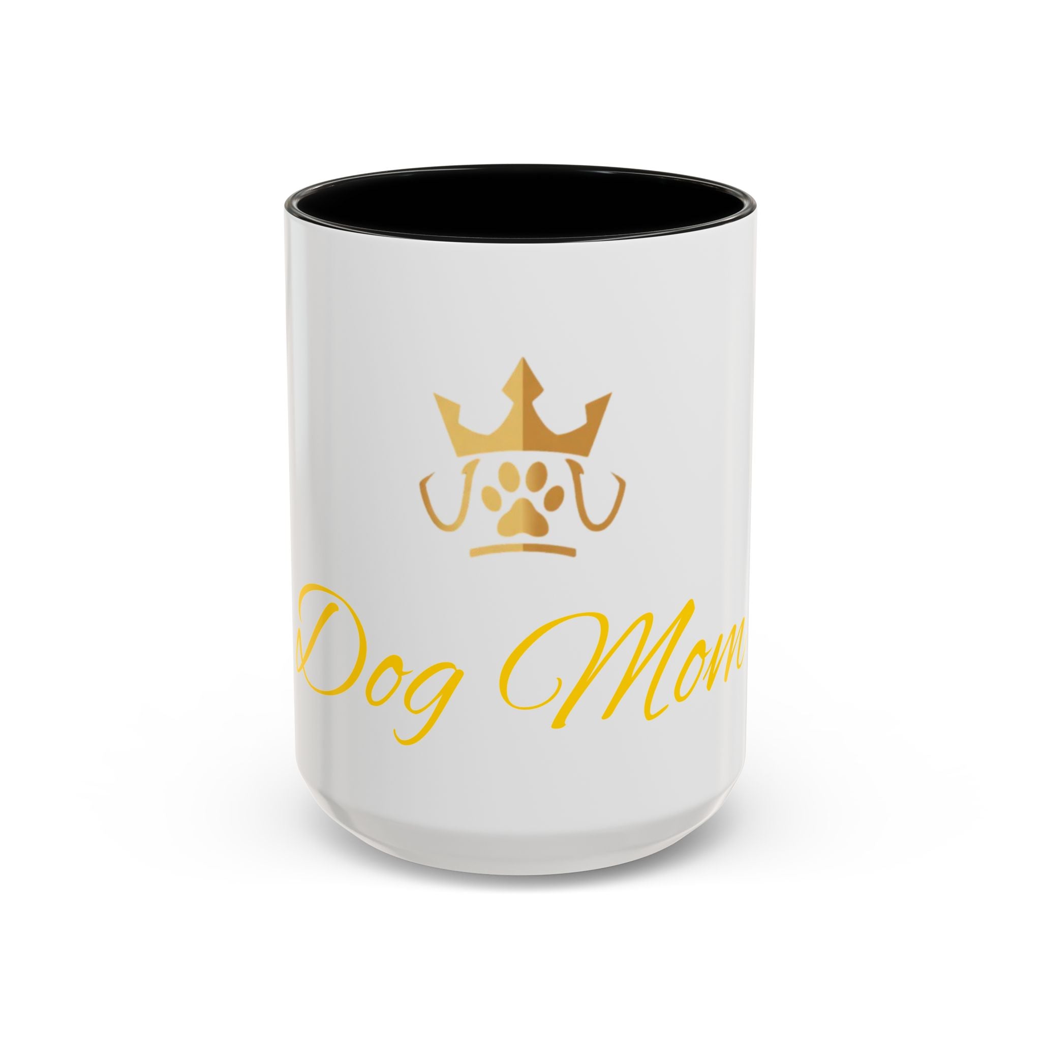PetVIP Dog Mom Mug | Gold Crown Paw Design