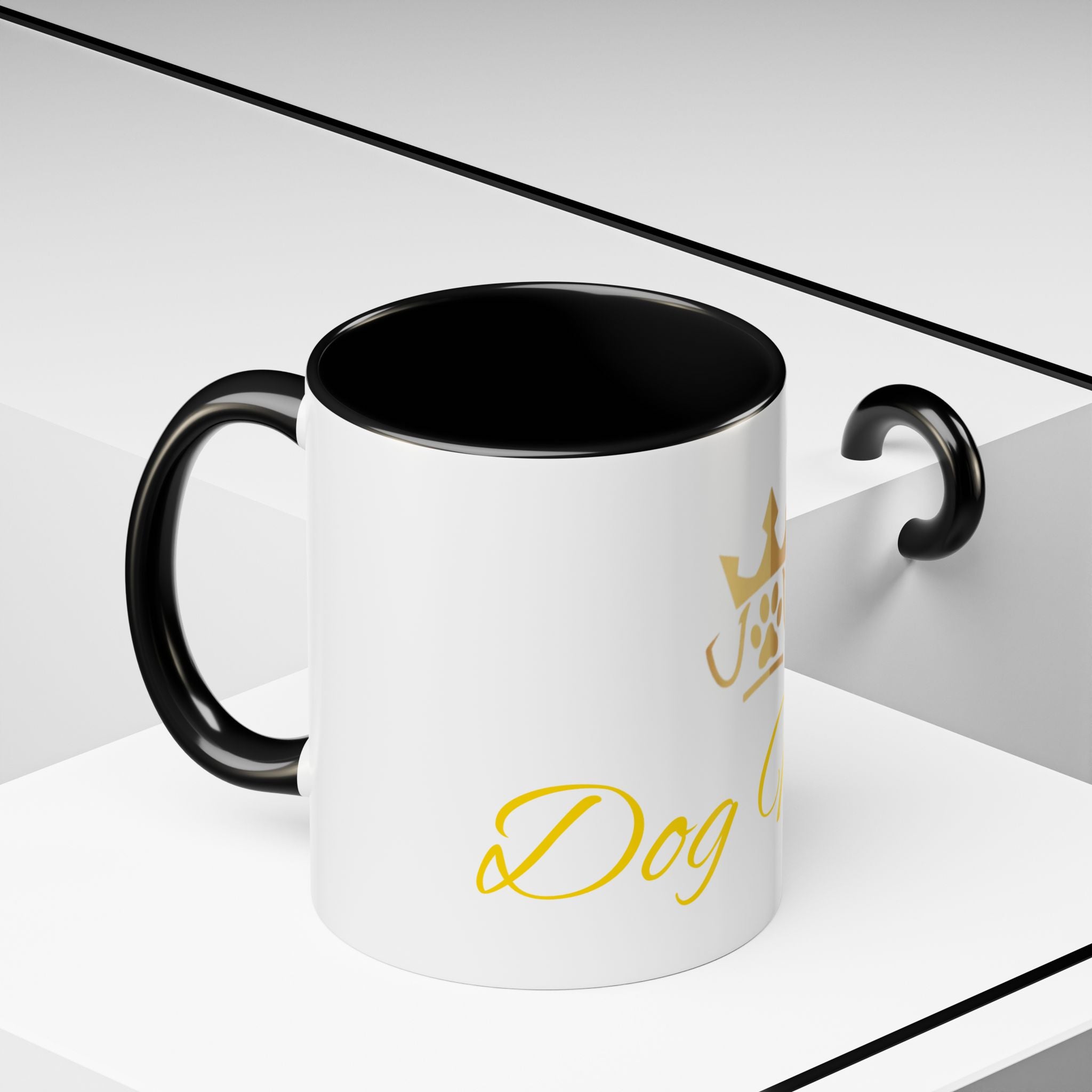 PetVIP Dog Mom Mug | Gold Crown Paw Design