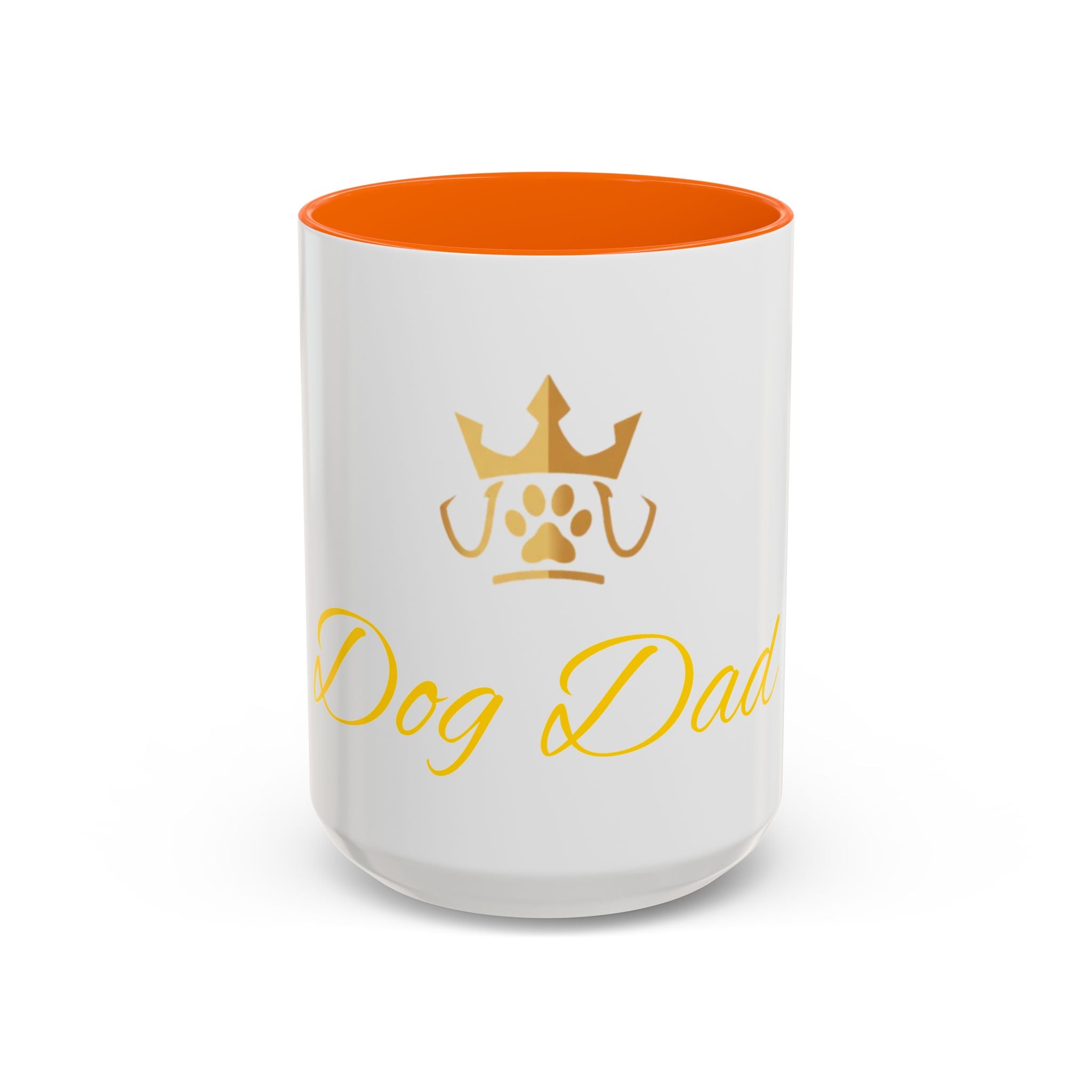 PetVIP Dog Dad Mug | Gold Crown Paw Design