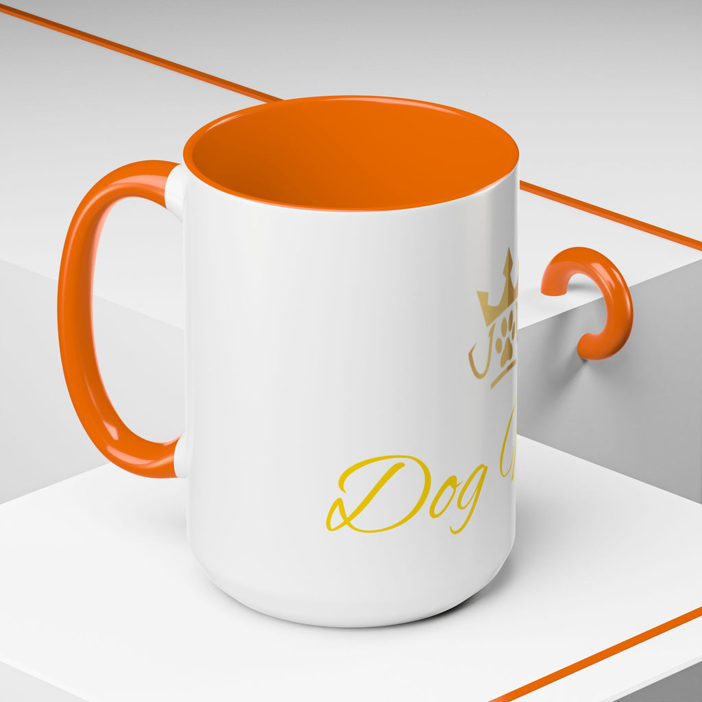 PetVIP Dog Mom Mug | Gold Crown Paw Design