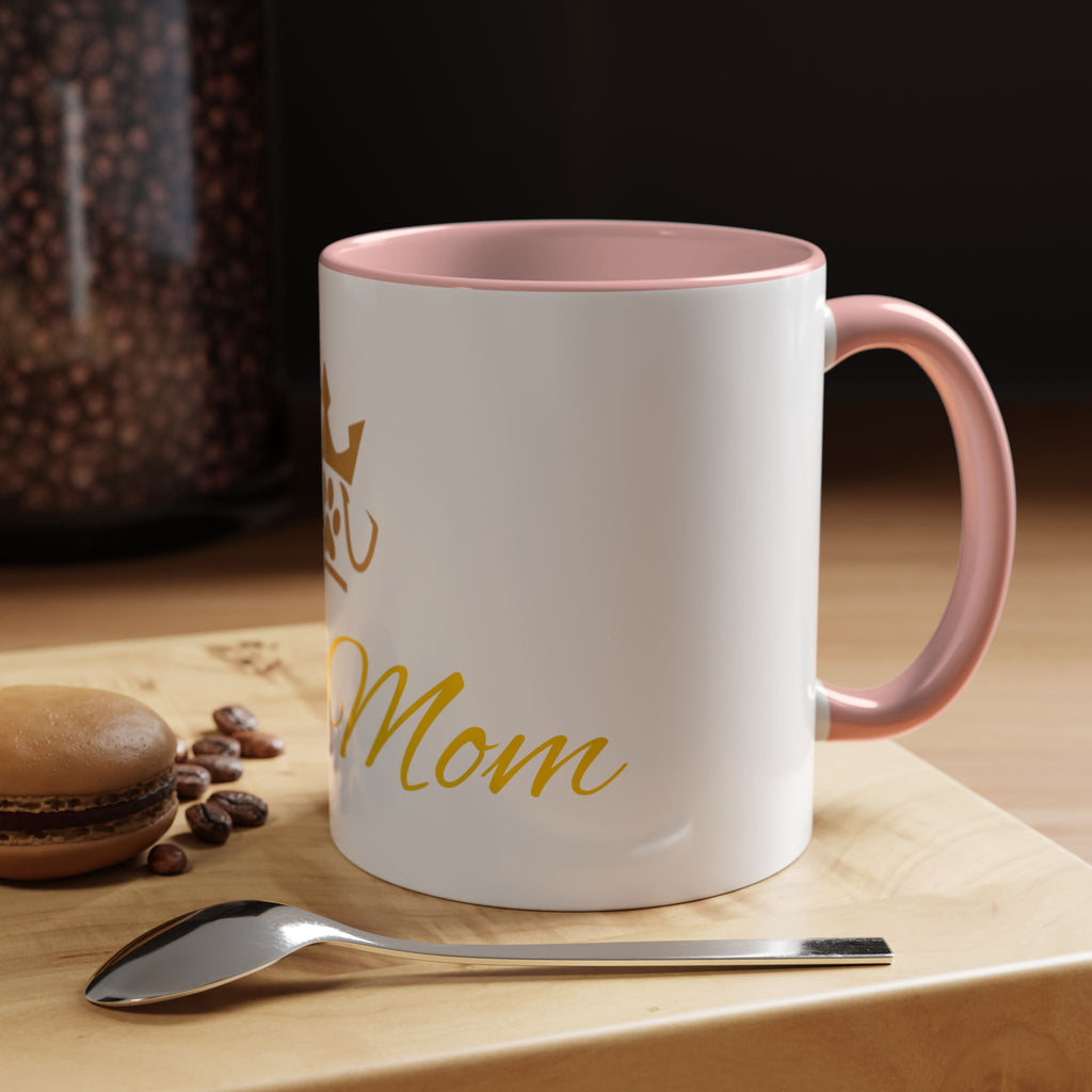 PetVIP Dog Mom Mug | Gold Crown Paw Design