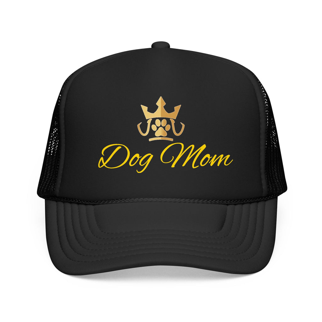 PetVIP Dog Mom Trucker Hat | Gold Crown Paw Design