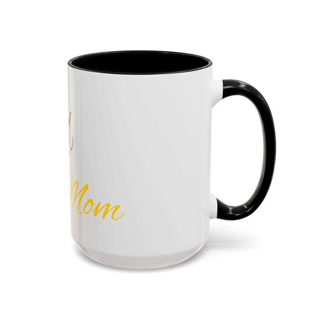 PetVIP Dog Mom Mug | Gold Crown Paw Design