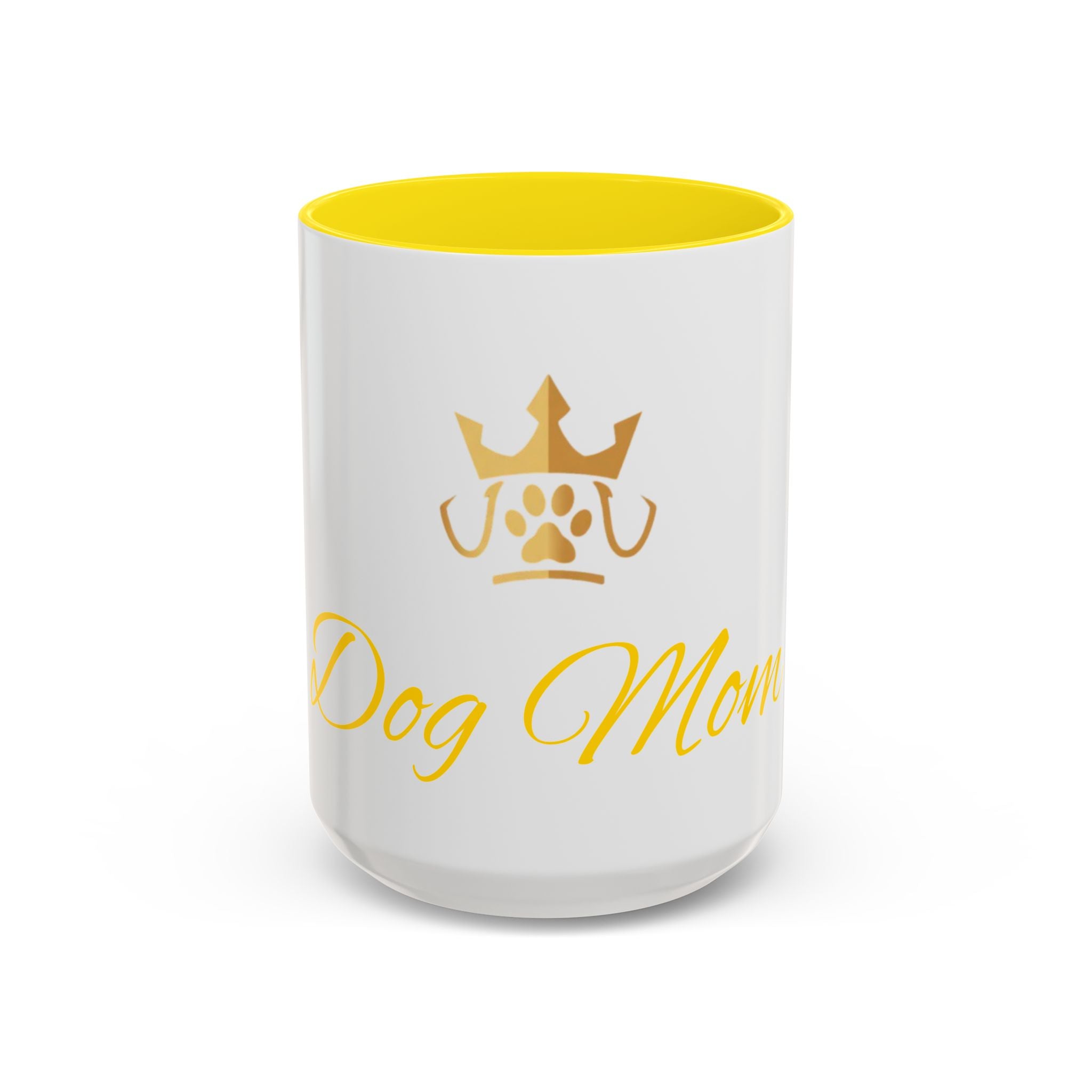 PetVIP Dog Mom Mug | Gold Crown Paw Design