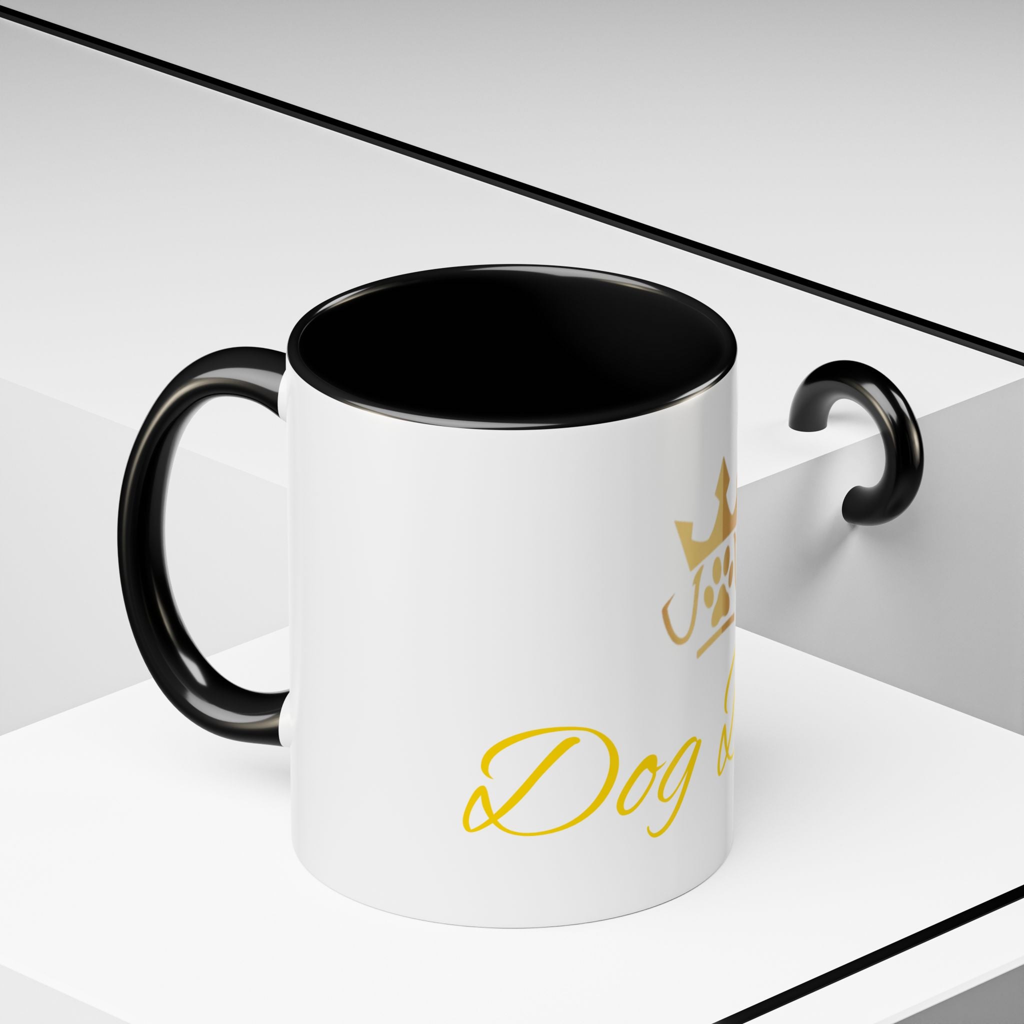 PetVIP Dog Dad Mug | Gold Crown Paw Design