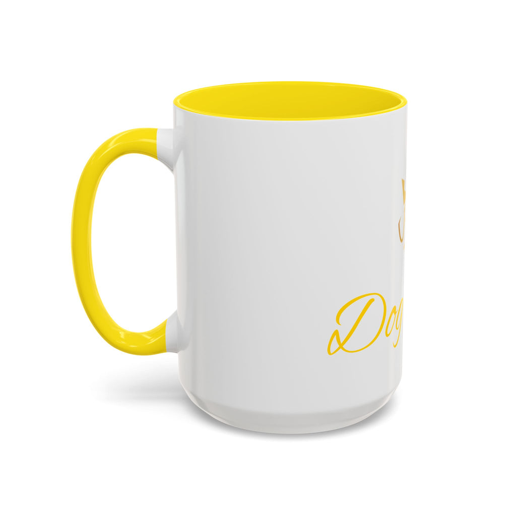 PetVIP Dog Dad Mug | Gold Crown Paw Design