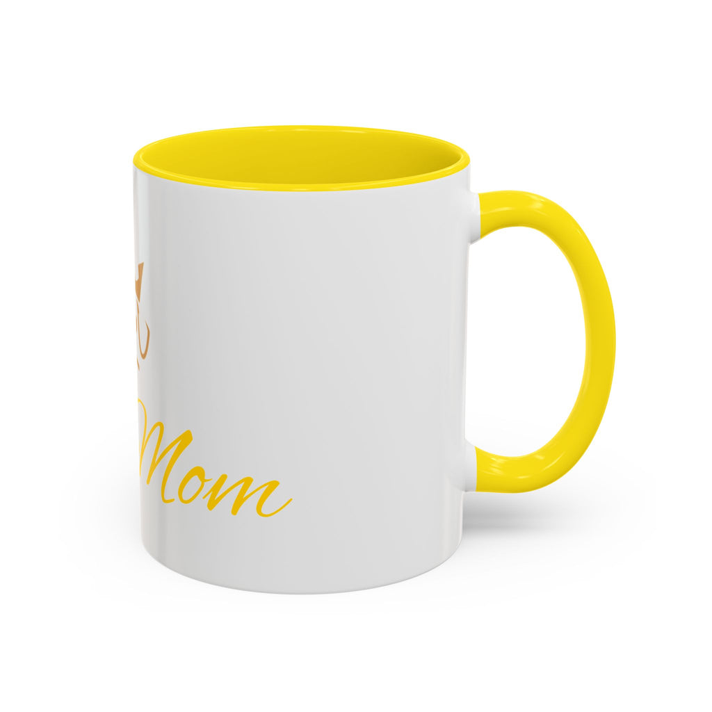 PetVIP Dog Mom Mug | Gold Crown Paw Design