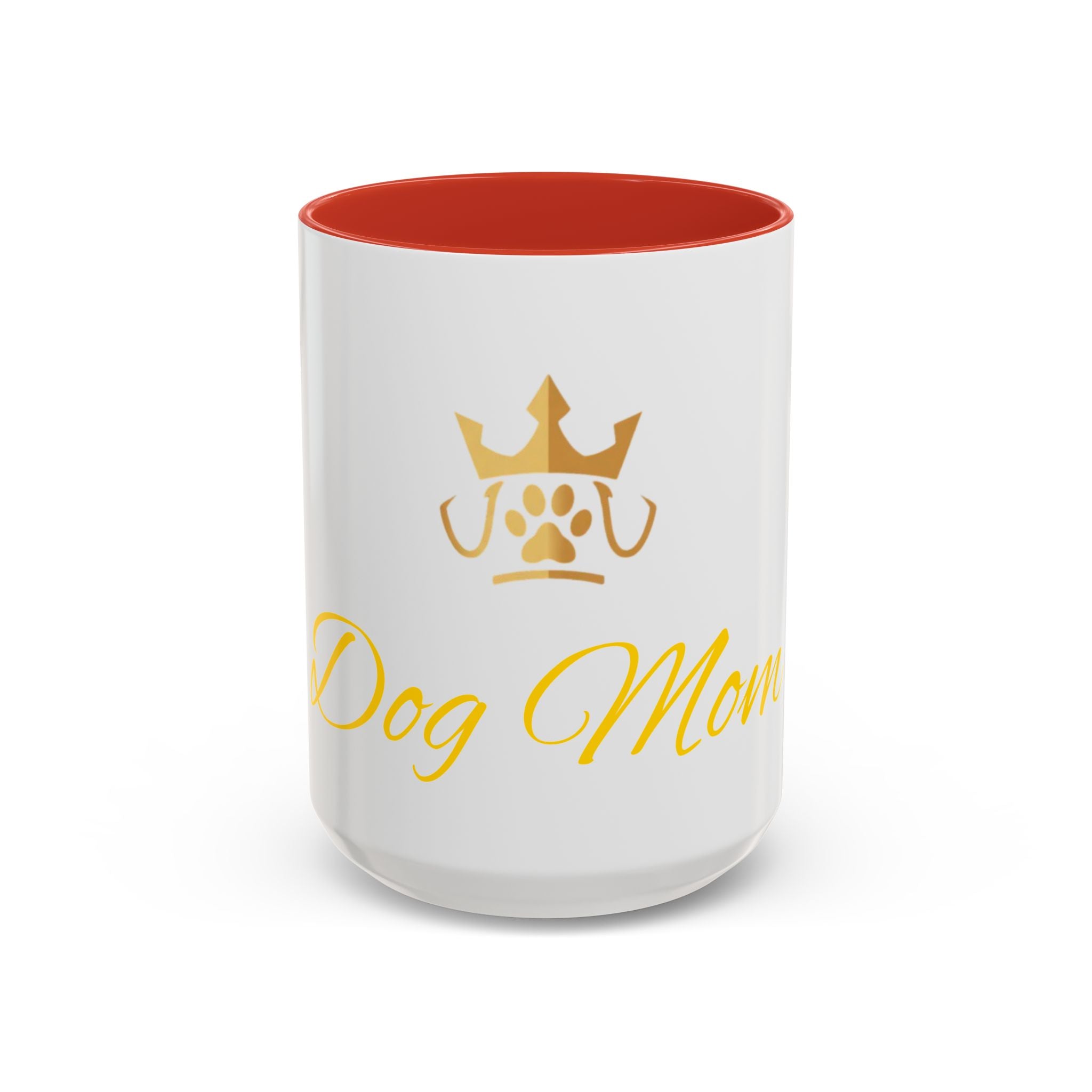 PetVIP Dog Mom Mug | Gold Crown Paw Design