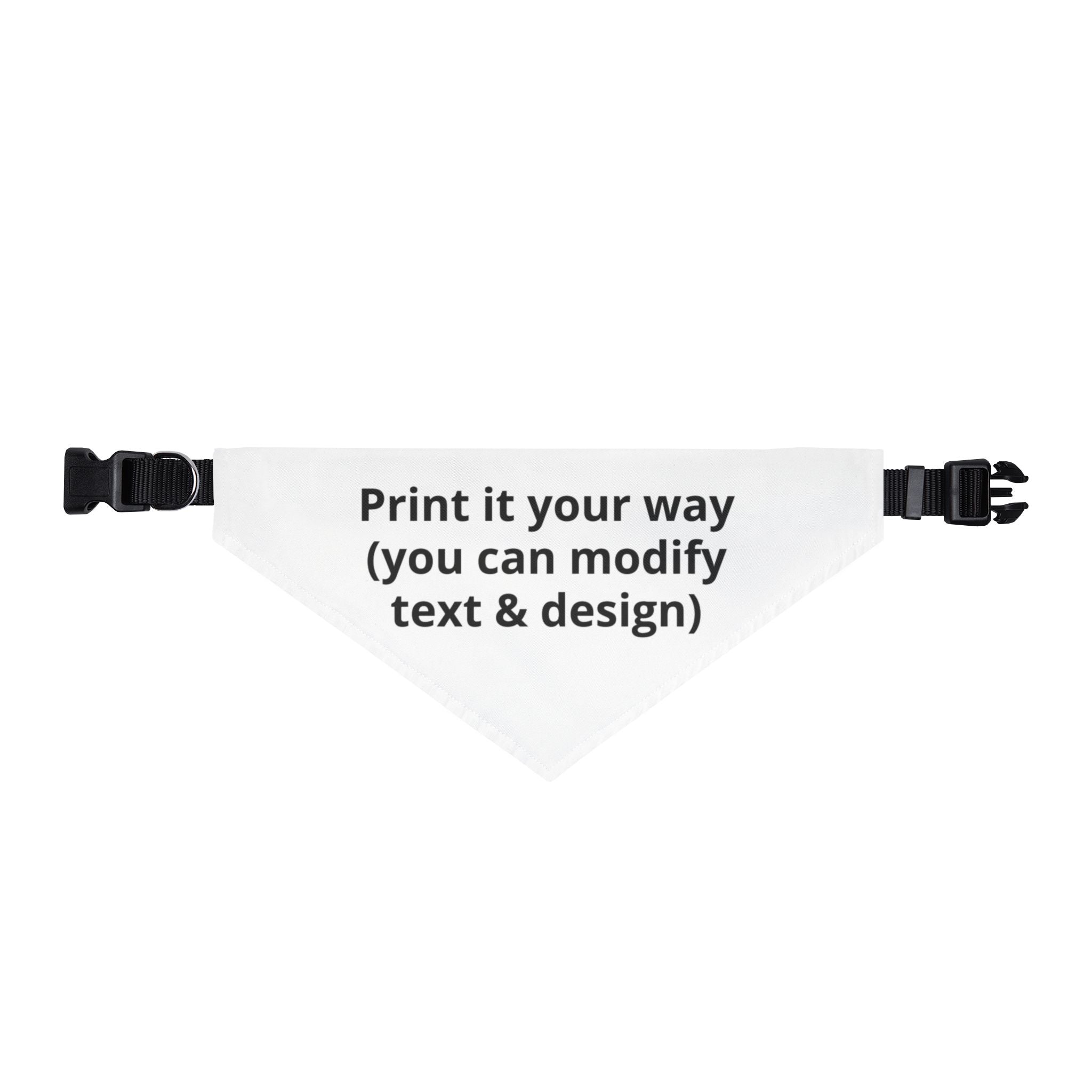 Personalized Clip-On Pet Bandana | Custom Colors & Design