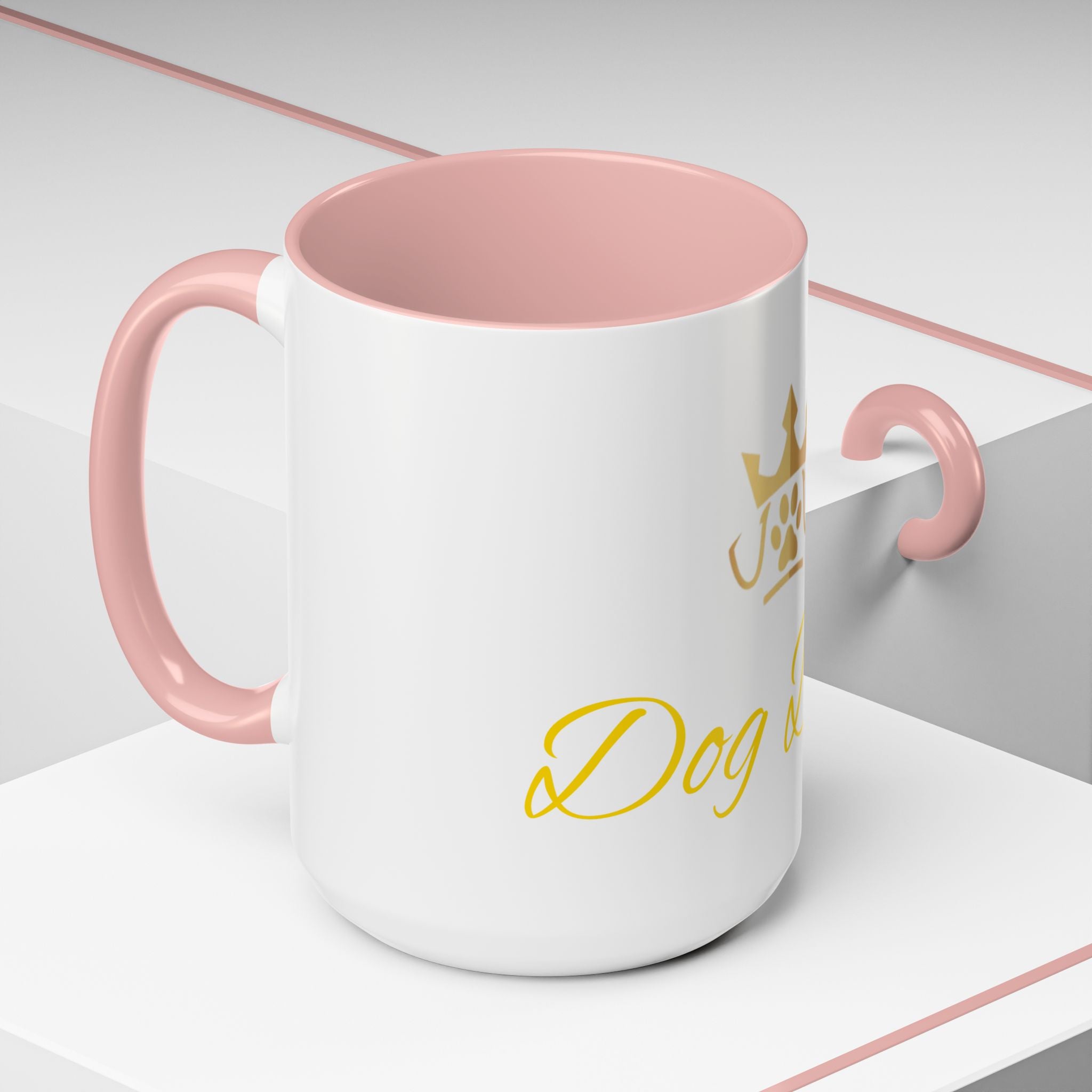 PetVIP Dog Dad Mug | Gold Crown Paw Design