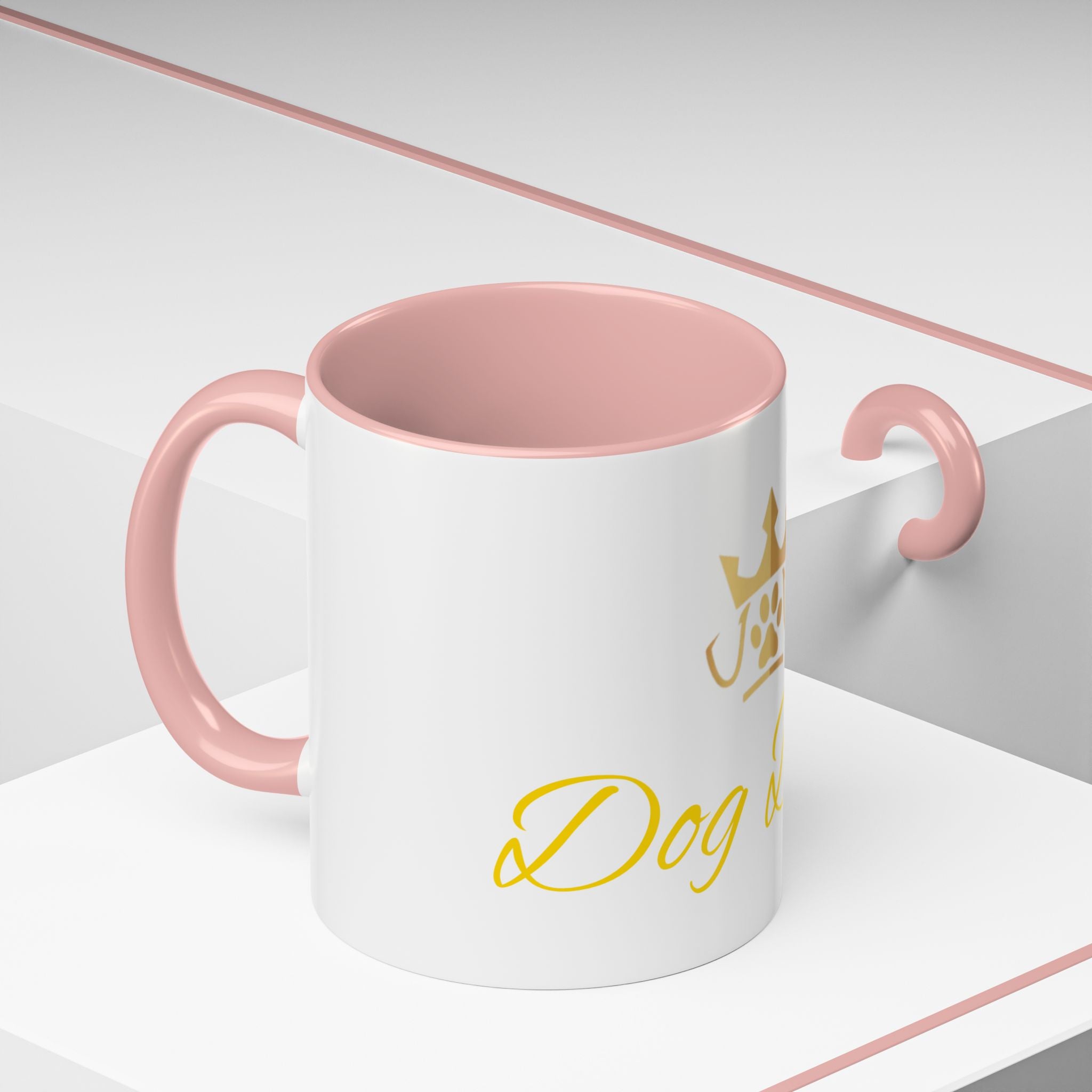 PetVIP Dog Dad Mug | Gold Crown Paw Design
