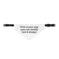 Personalized Clip-On Pet Bandana | Custom Colors & Design