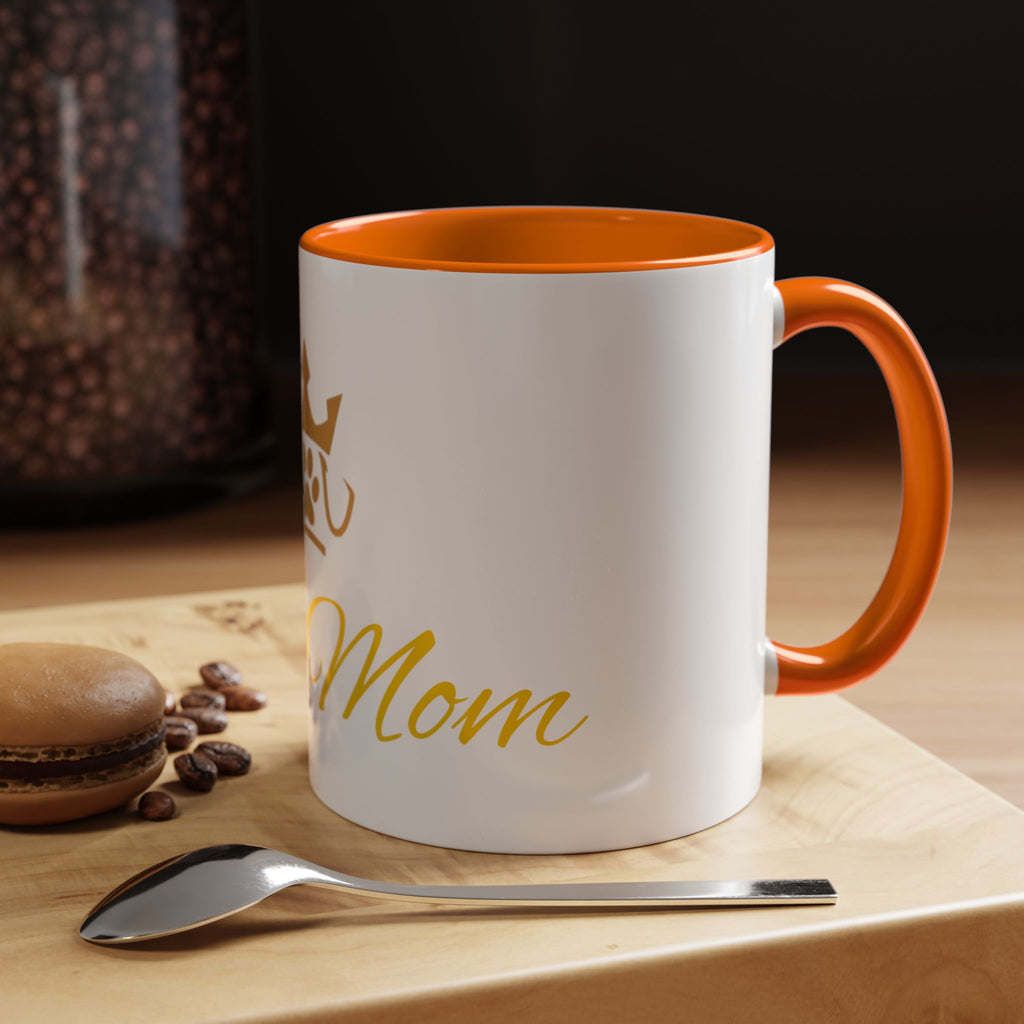 PetVIP Dog Mom Mug | Gold Crown Paw Design