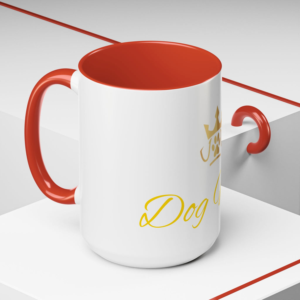 PetVIP Dog Mom Mug | Gold Crown Paw Design