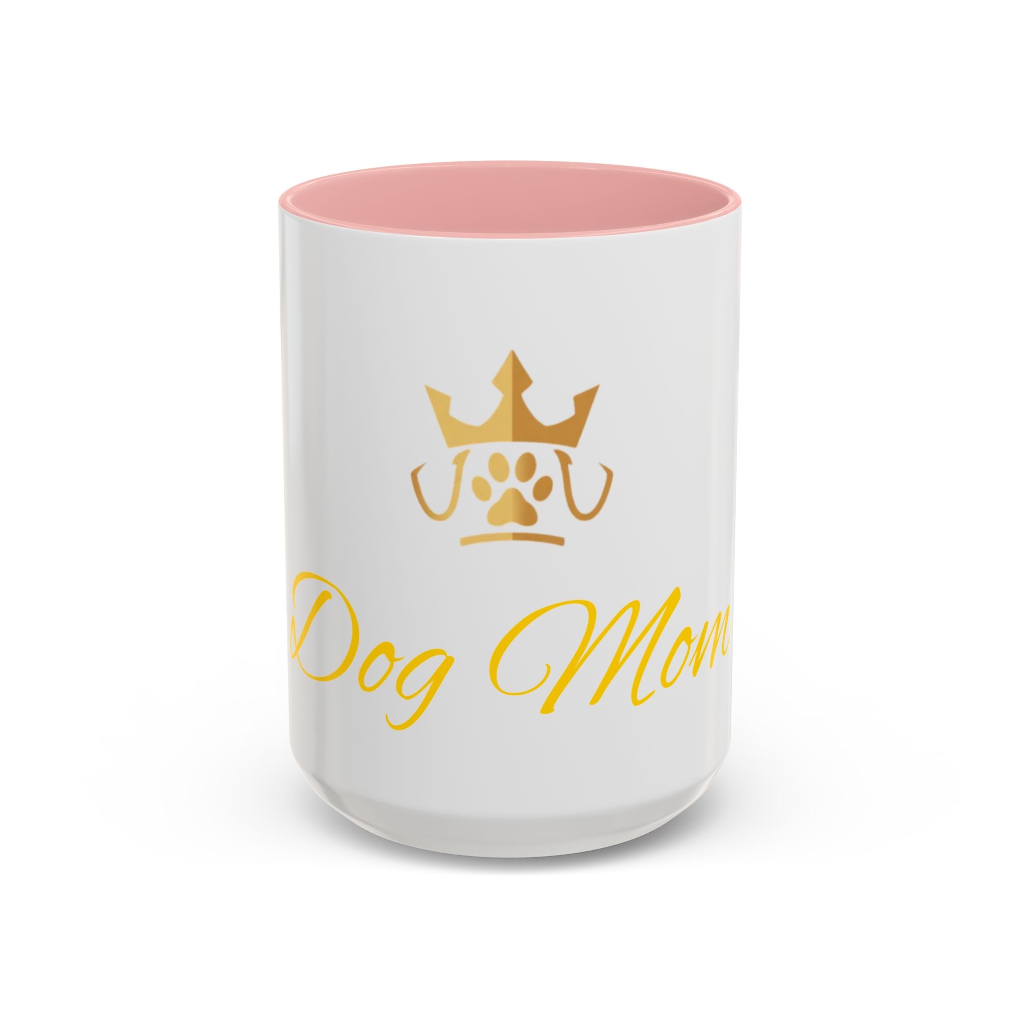 PetVIP Dog Mom Mug | Gold Crown Paw Design