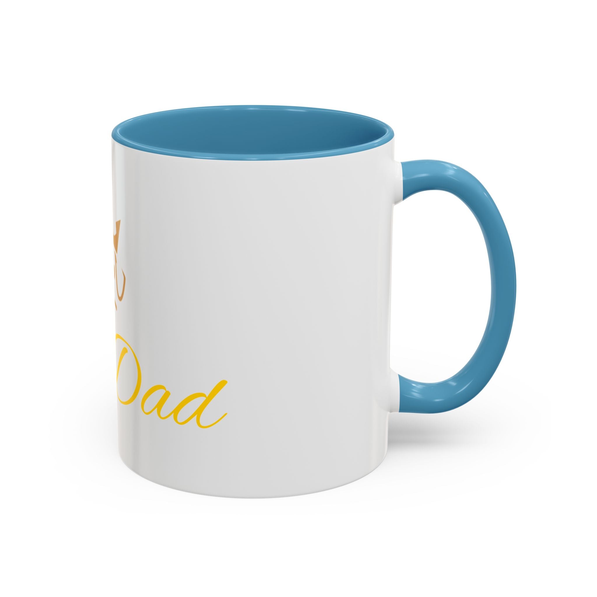 PetVIP Dog Dad Mug | Gold Crown Paw Design