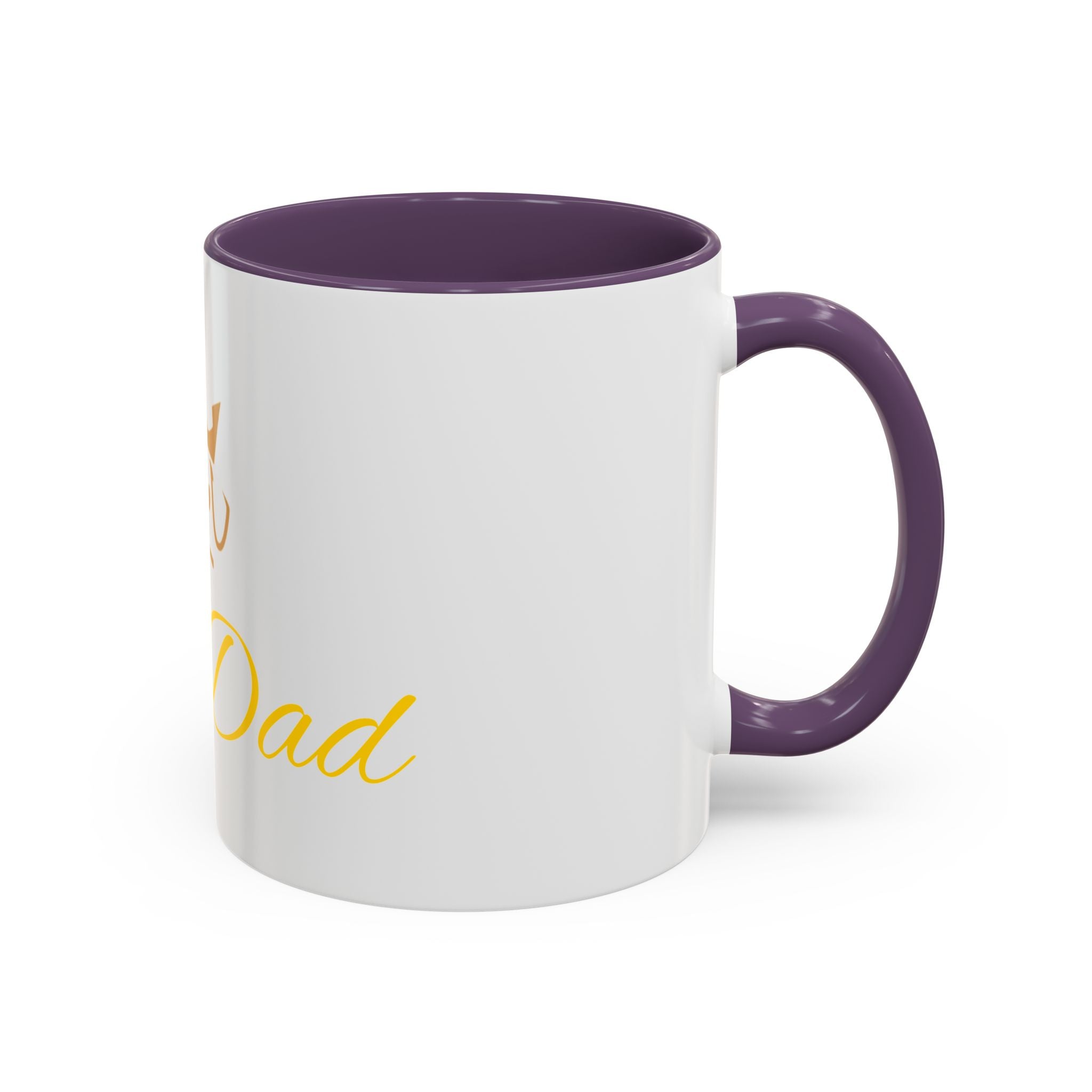 PetVIP Dog Dad Mug | Gold Crown Paw Design