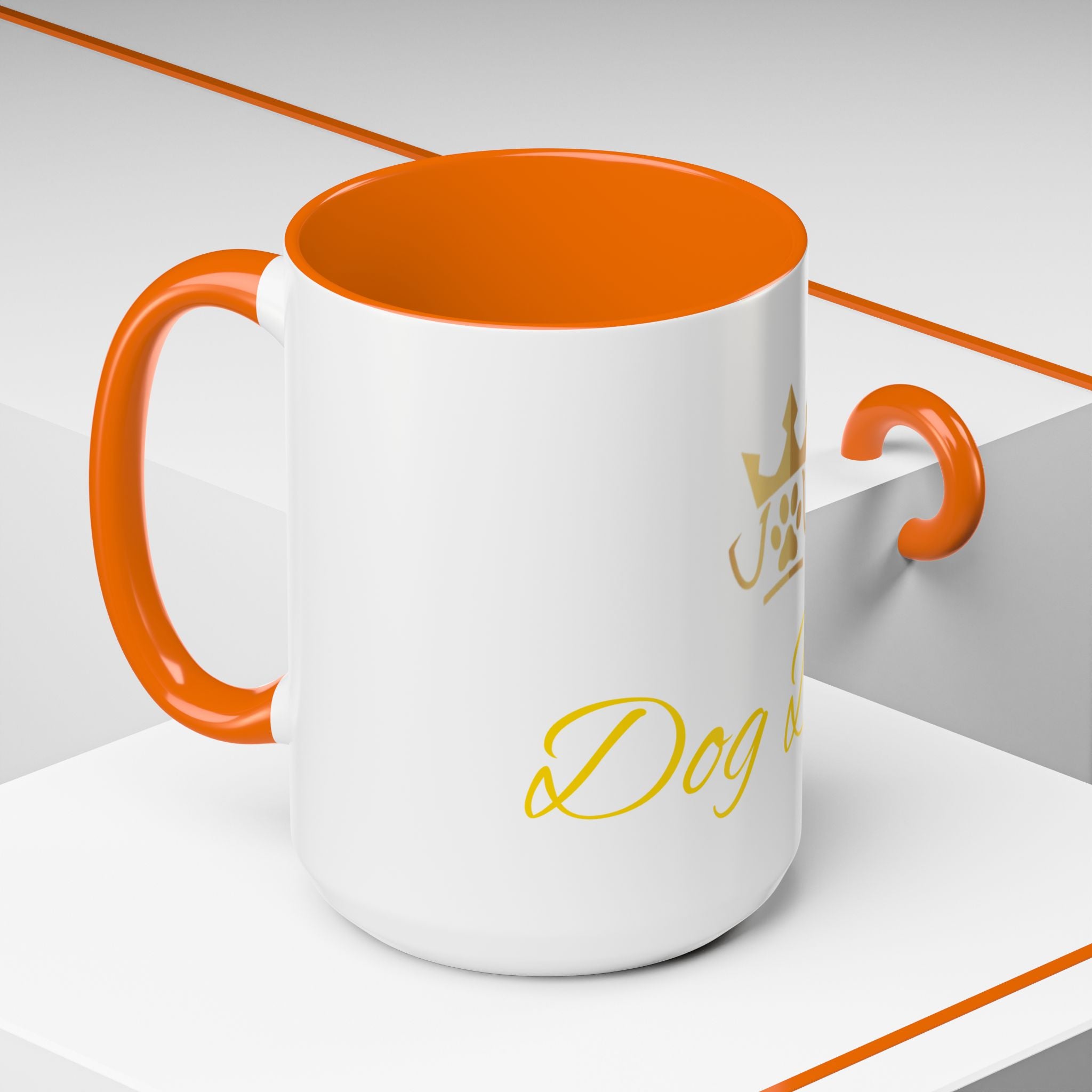 PetVIP Dog Dad Mug | Gold Crown Paw Design