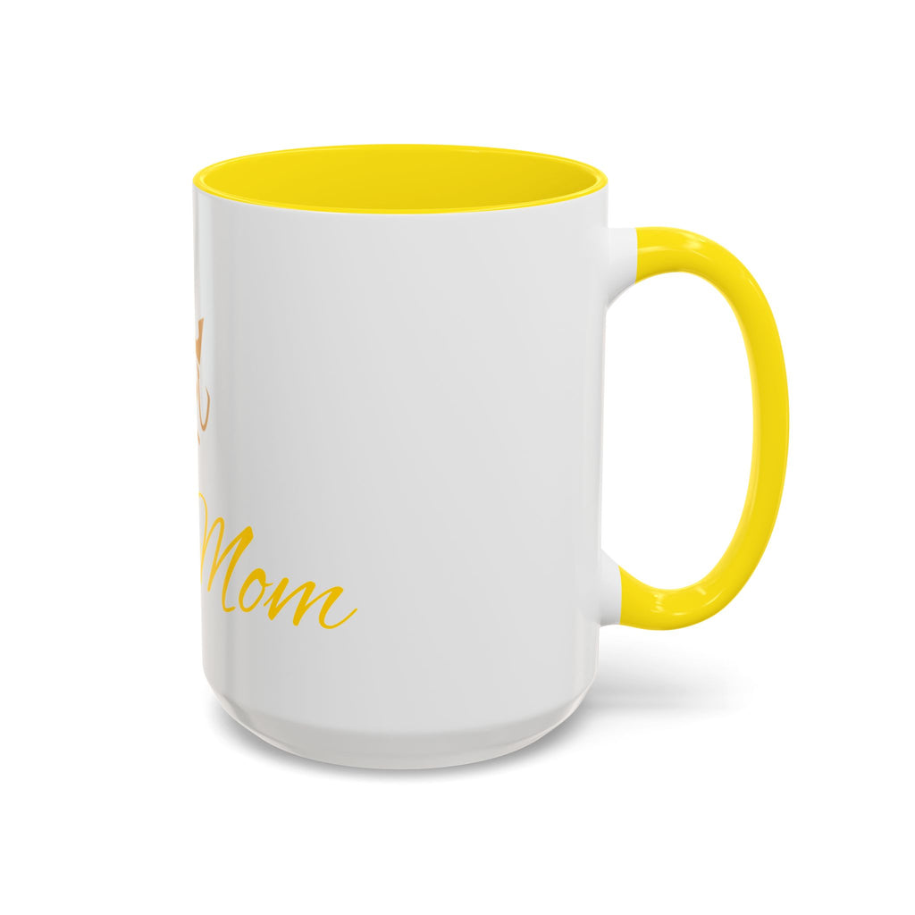 PetVIP Dog Mom Mug | Gold Crown Paw Design
