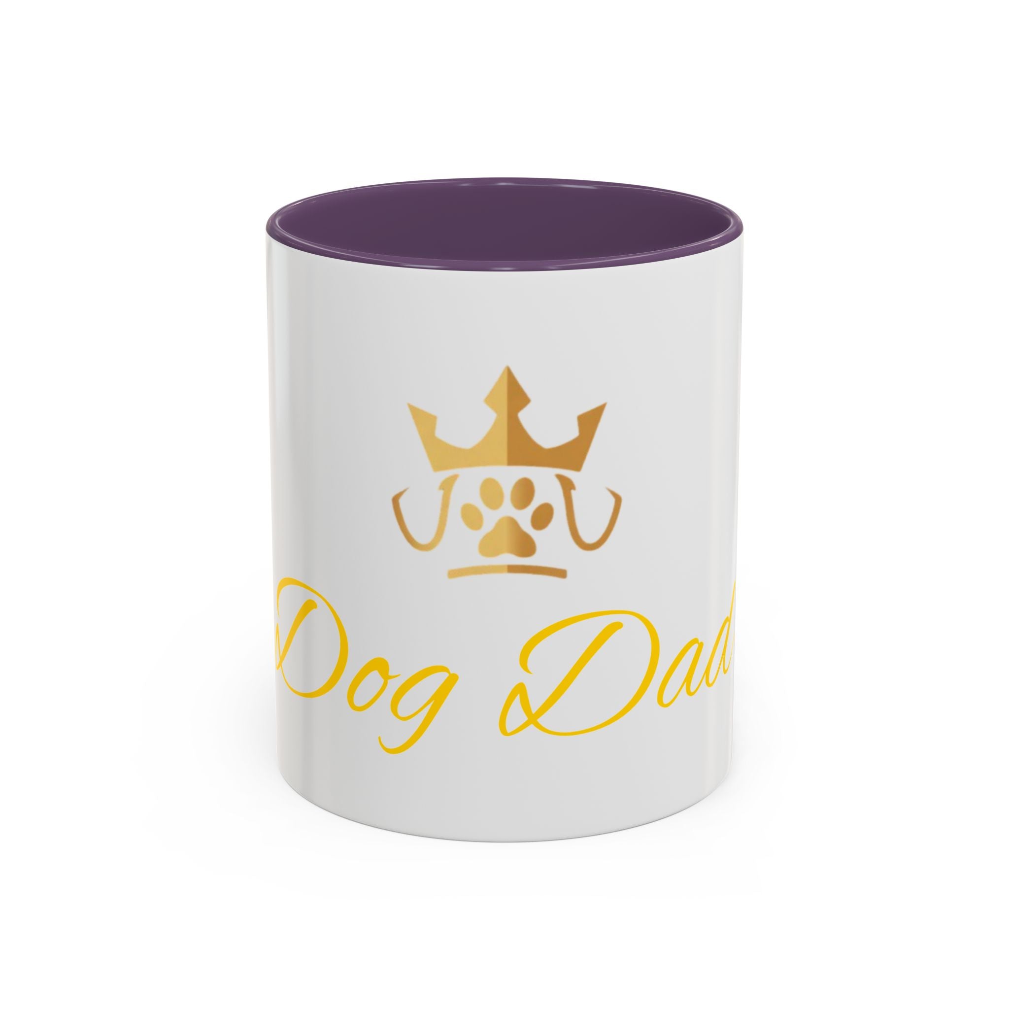 PetVIP Dog Dad Mug | Gold Crown Paw Design