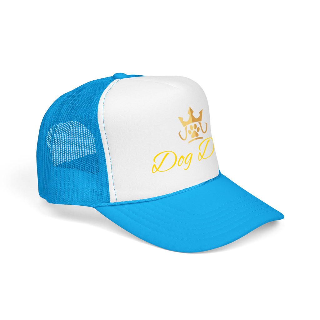 PetVIP Dog Dad Trucker Hat | Gold Crown Paw Design